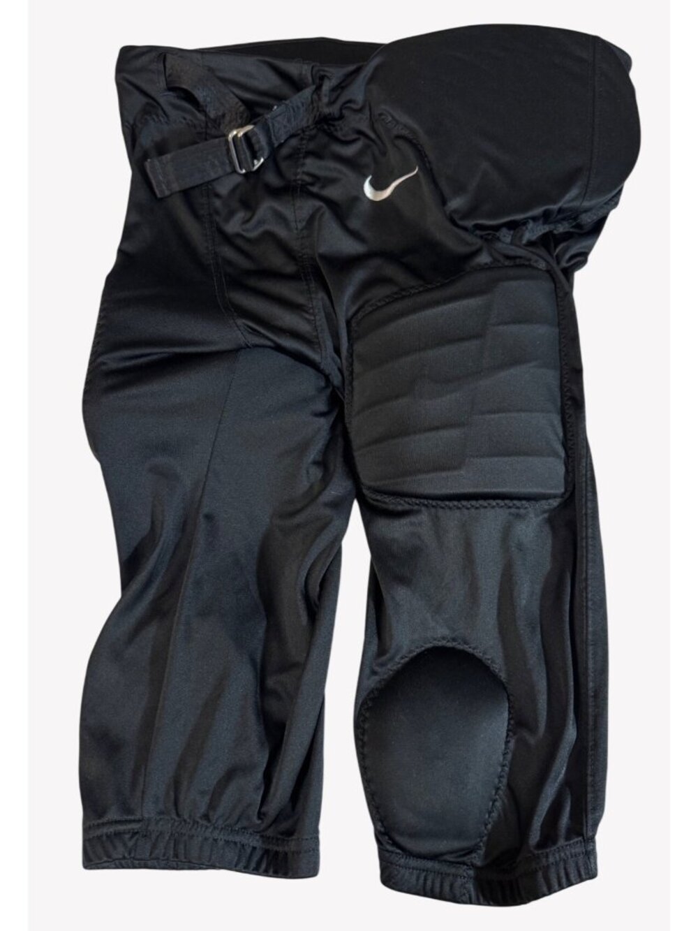 BOYS Nike Dri Fit Padded Football Pants Black XL Adjustable Waist
